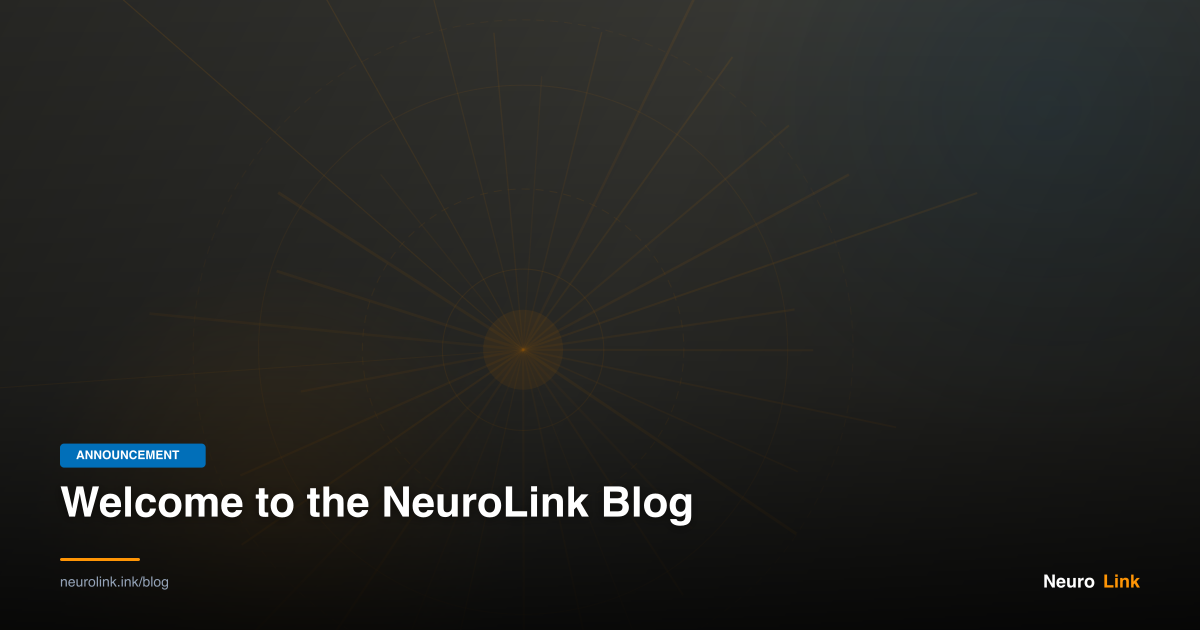 Welcome to the NeuroLink Blog